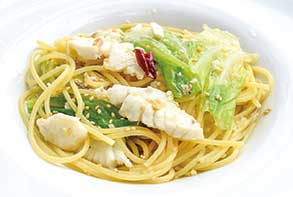 パスタとドリンクのセット